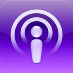 Apple Podcasts icon from 2012–2015