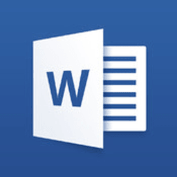 Microsoft Word icon from 2014–2019