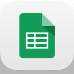 Google Sheets icon from 2014–2015